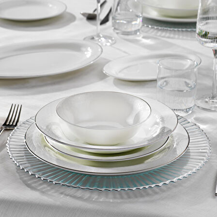 Schafer Silver Yemek Takımı 56 Parça-Platin 02