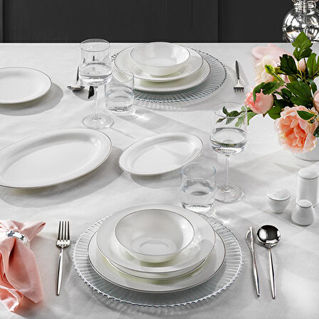 Schafer Silver Yemek Takımı 56 Parça-Platin 02