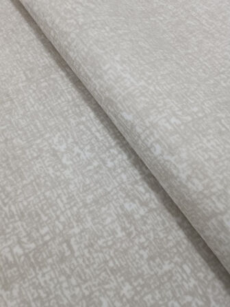 Düz Desen Bej Saçaklı Kaymaz Taban Kesme Yıkanabilir Halı Yolluk