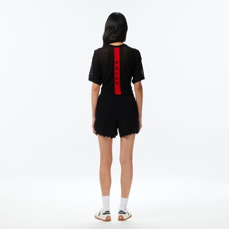 UNITED4 Regular Fit Kadın Siyah Şort