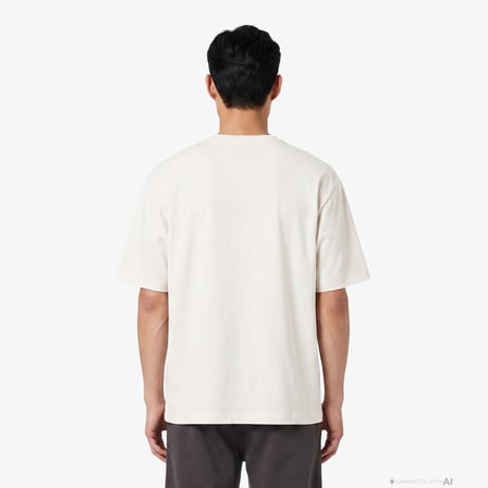 UNITED4 Regular Fit Erkek Krem T-Shirt