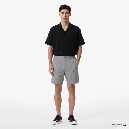 UNITED4 Regular Fit Erkek Gri Şort