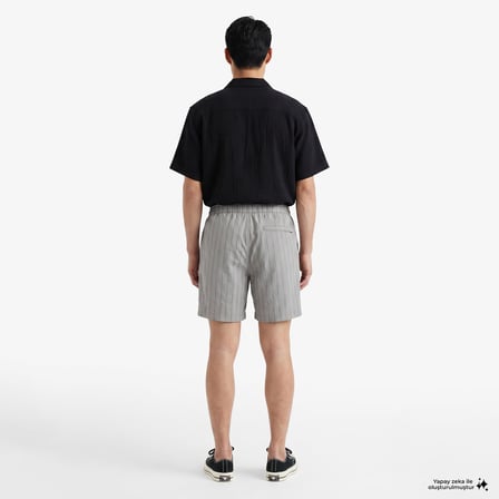 UNITED4 Regular Fit Erkek Gri Şort