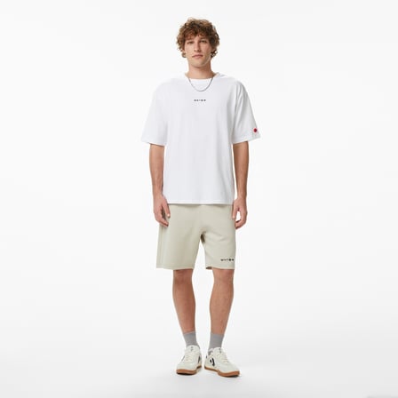 UNITED4 Regular Fit Erkek Beyaz T-Shirt