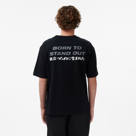 UNITED4 Regular Fit Erkek Siyah T-Shirt