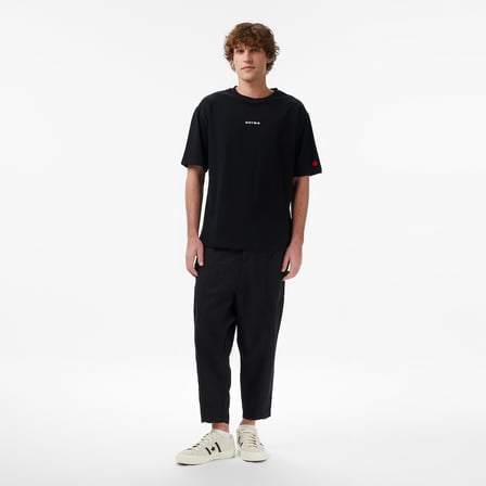 UNITED4 Regular Fit Erkek Siyah T-Shirt