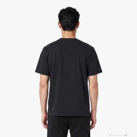 UNITED4 Regular Fit Erkek Siyah T-Shirt