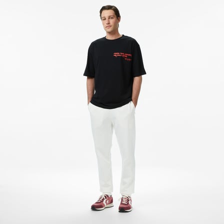 UNITED4 Regular Fit Erkek Siyah T-Shirt