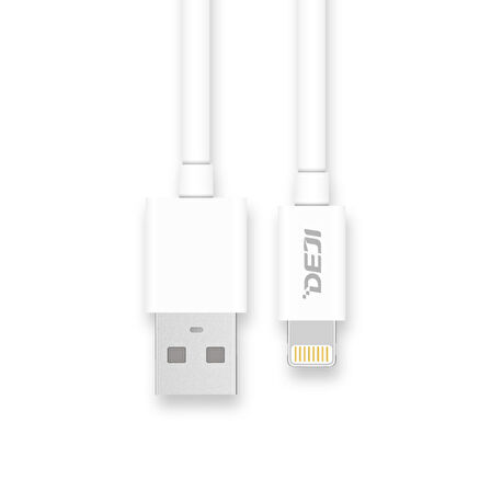 Woyax by Deji iPhone Hızlı Şarj Kablosu USB To Lightning 6 6s 7 8 X Xs Xr 11 12 13 14 Pro Max Plus Beyaz