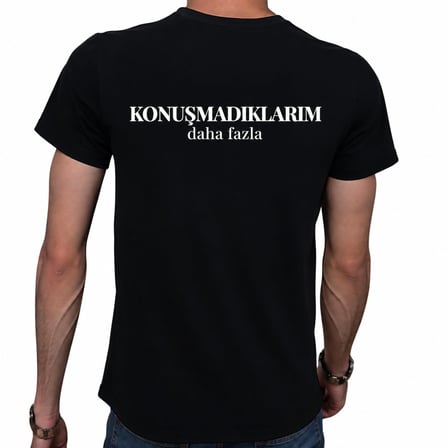 Konuşmadıklarım Daha Fazla T-Shirt (L)
