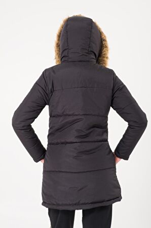 Toridas Kışlık Kürk Yaka Şişme Kadın Mont TYC00272137241