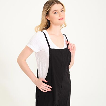 Toridas Günlük Askılı Bol Kesim Yazlık Kadın Tulum 5104syha1