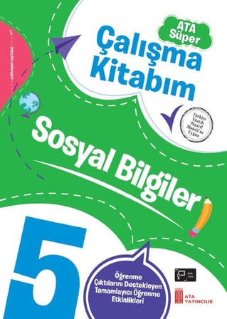 5. Sınıf Ata Süper Türkçe - Matematik- Fen Bilimleri - Sosyal Bilgiler Çalışma Kitabım Seti