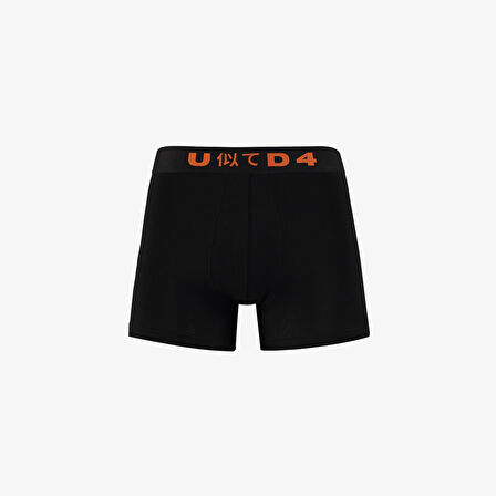 UNITED4 Classic 3lü Erkek Siyah Boxer