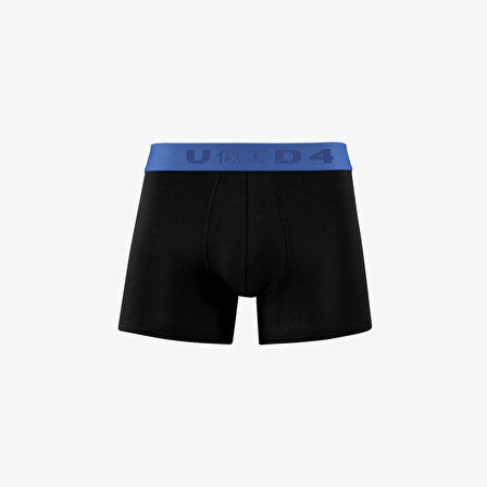 UNITED4 Classic 3lü Erkek Siyah Boxer