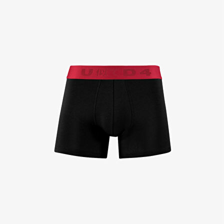 UNITED4 Classic 3lü Erkek Siyah Boxer