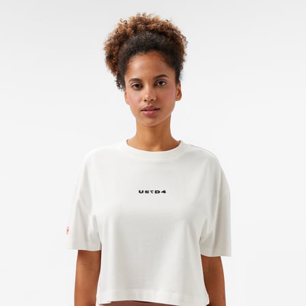 UNITED4 Kadın Beyaz T-Shirt