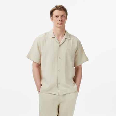 UNITED4 Comfort Fit Erkek Krem Gömlek