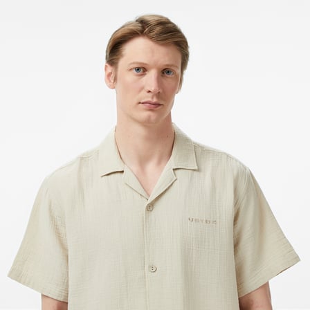UNITED4 Comfort Fit Erkek Krem Gömlek