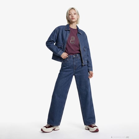 UNITED4 Denim Kadın Mavi Ceket