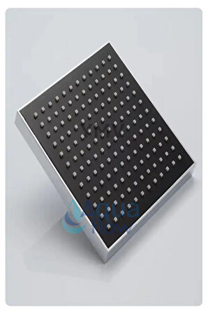 Siyah Tepe Yağmurlama Duş Seti Robotu Yedek Tepe Ve El Duşu Başlığı