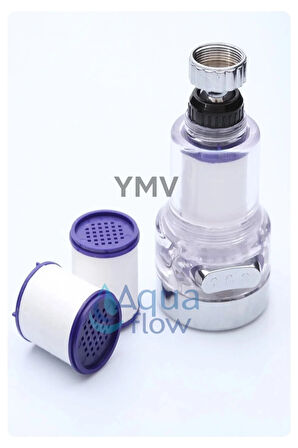 Filtreli Lüks Fonksiyonlu Musluk Başlığı + 2 Adet Yedek Filtre