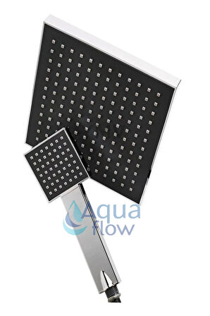 Yağmurlama Duş Seti Tepe Duş Banyo Robotu Patlamaz Gri Hortum 4lü Duş Seti