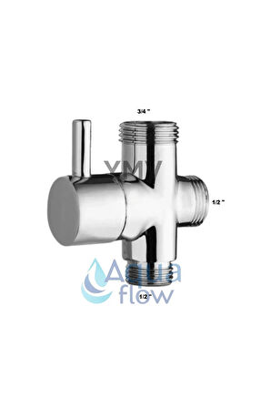 Tepe Yağmurlama Duş Seti Robotu Yukarı Aşağı Su Yönlendiricisi 1/2 - 1/2 - 3/8
