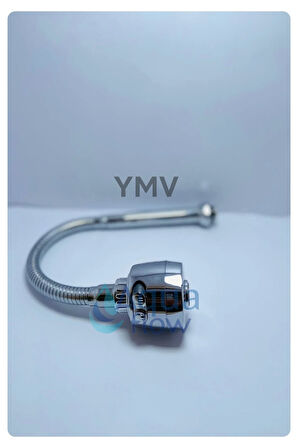 Krom Her Yöne 360° Hareketli Esnek Borulu Mutfak Lavabo Musluk Çeşme Batarya Borusu Başlığı