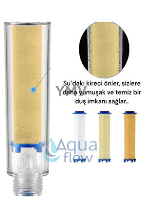 3 Adet Kireç Pas Tortu Arındırıcı Engelleyici Filtre Duş Başlığı Yedek Arıtma Filtresi