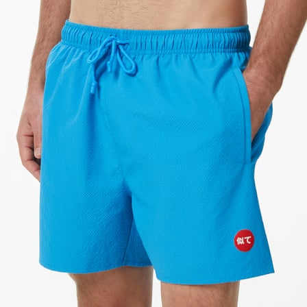 UNITED4 Regular Fit Erkek Mavi Deniz Şortu
