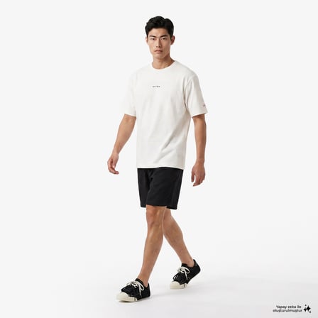 UNITED4 Regular Fit Erkek Krem T-Shirt