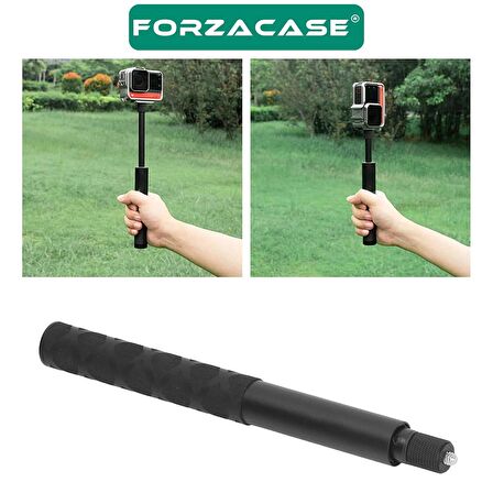Forzacase Aksiyon Kameraları için Kamera Uzatma Görünmez Selfie Çubuğu 1,5 Mt - FC1098