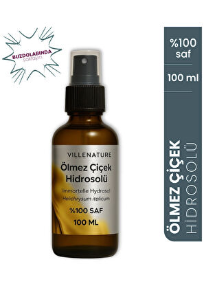 %100 Saf Ölmez Çiçek Hidrosolü ~altın Otu Hidrosolü 100 ml Cam Amber Sprey Başlık Kolajen Nem Tonik