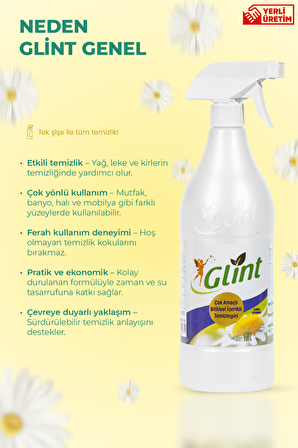 Glint 1 lt Çok Amaçlı Temizleyici Leke Çıkarıcı