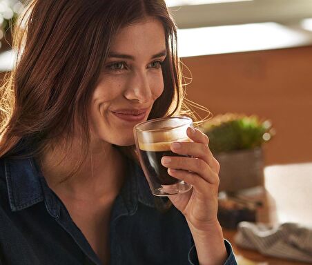 Tchibo Çift Cidarlı Cafe Crema Bardağı, 2'li