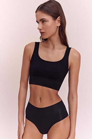 DeFacto Fall in Love Kapsız Pedsiz Seamless Bra B0907AX24SPBK27