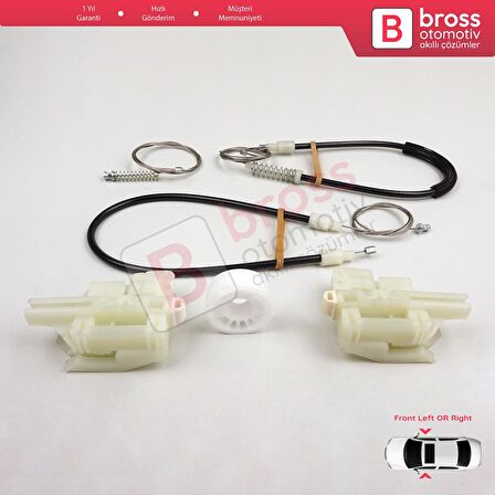 BMW 3 Serisi E90 E91 2004-2012 4/5 Kapı 51337140587 51337140588 İçin Ön Sağ veya Sol Cam Kriko Seti