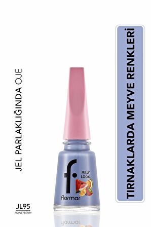 Flormar Jelly Look Yüksek Pigmentli & Parlak Bitişli Jel Görünümlü Oje