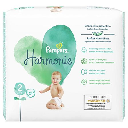 Prima Pampers Harmonie Bebek Bezi 2 Beden 24 Lü