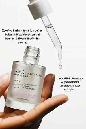 Insane Naturale Tırnak Bakım Serum 20 ml 