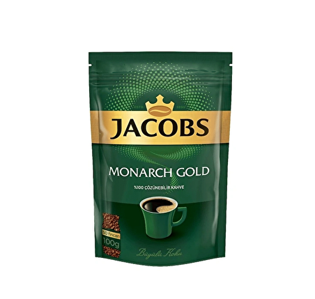 Jacobs Monarch Gold Klasik Sade 100 gr Paket 