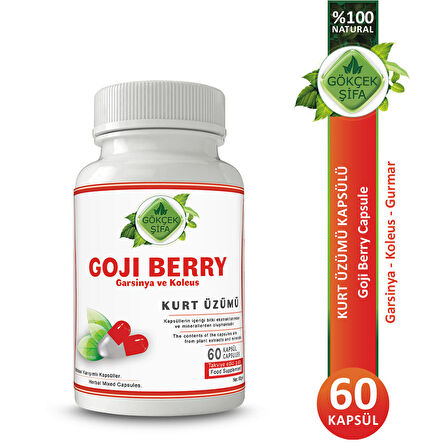 Gökçek Şifa Kurt Üzümü (Goji Berry) Kapsül