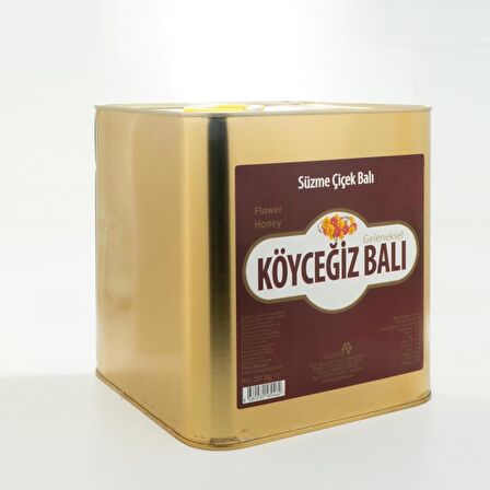 Köyceğiz Balı Çiçek Balı 10 Kg Teneke