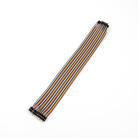20 Pin 40cm Erkek - Erkek Breadboard Kablosu