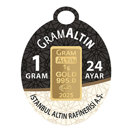 AgaKulche İAR 1 Gram Altın (995) 24 Ayar Külçe Altın