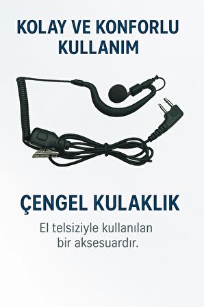 Çengel Kulaklı El Telsizi Sfe