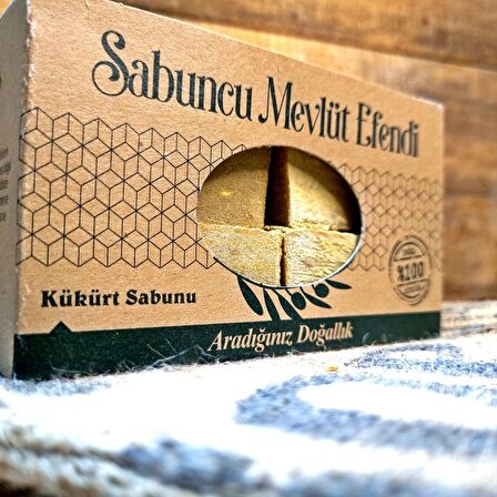 Sabuncu Mevlüt Efendi Kükürt Sabunu 400Gr (4 Adet)