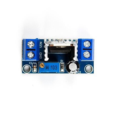 LM317 DC-DC Ayarlanabilir 4.5~40V'dan 1.2~37V'a Gerilim Azaltıcı Modülü
