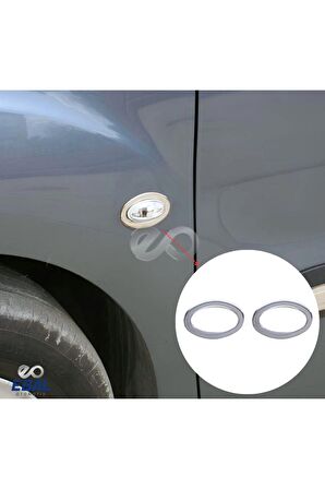 Citroen C3 Krom Sinyal Çerçeve 2 Parça 2009-2016 Arası P.Çelik